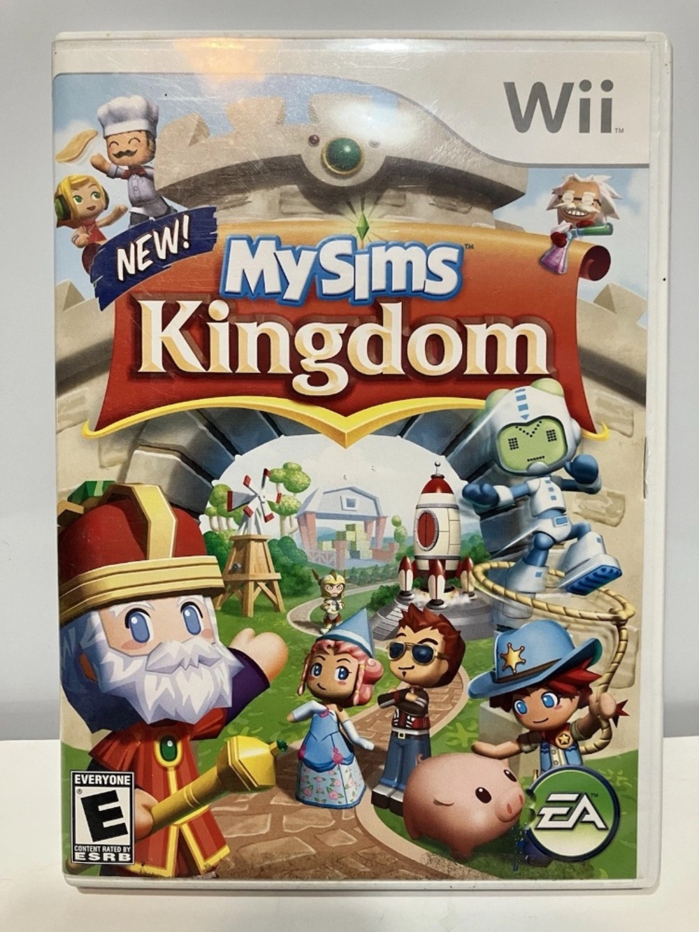 Nintendo MySims Kingdom - Colorful Blue Red Green Cream Brown